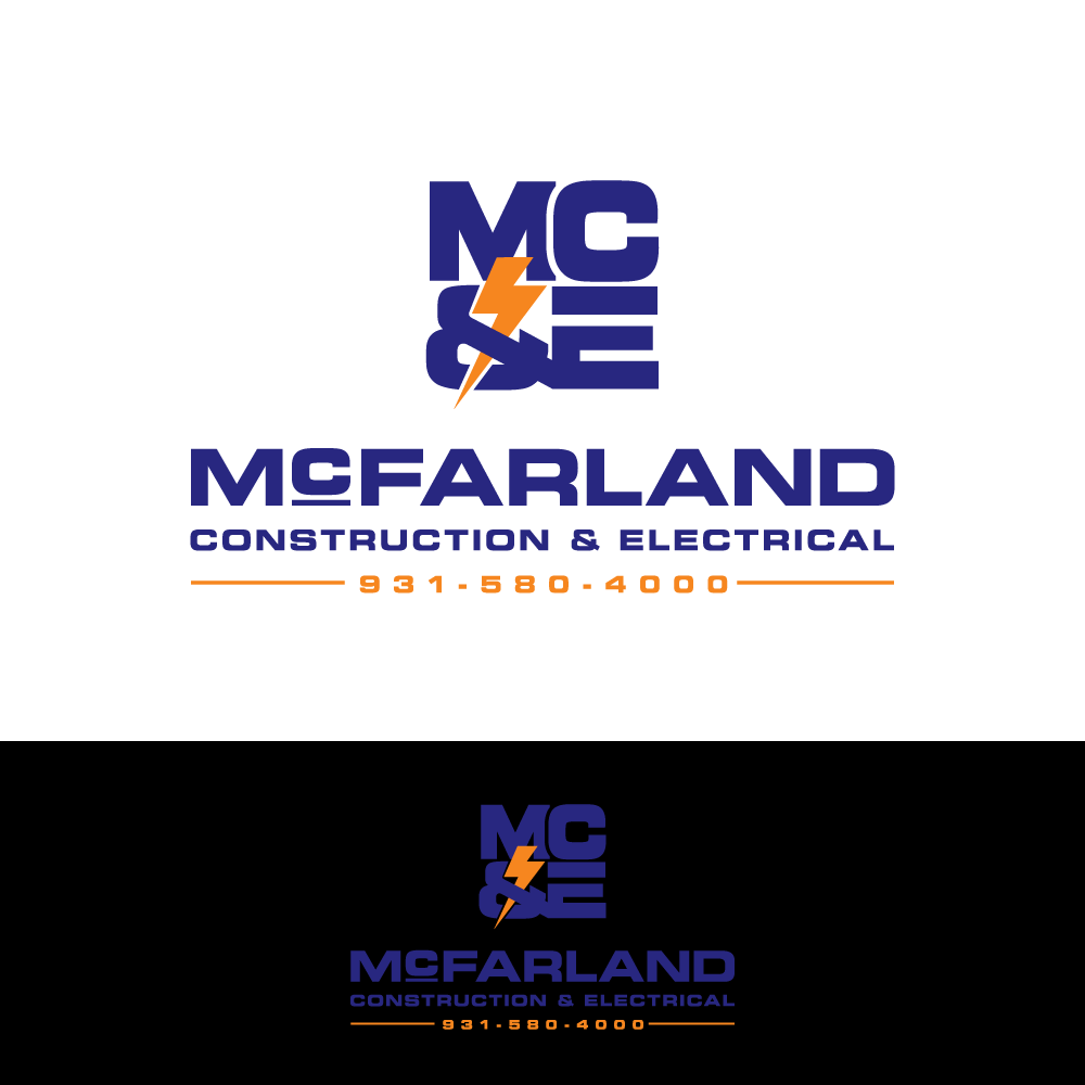 Logo Design by H4R5Z for McFarland Construction & Electrical | Design #35698470