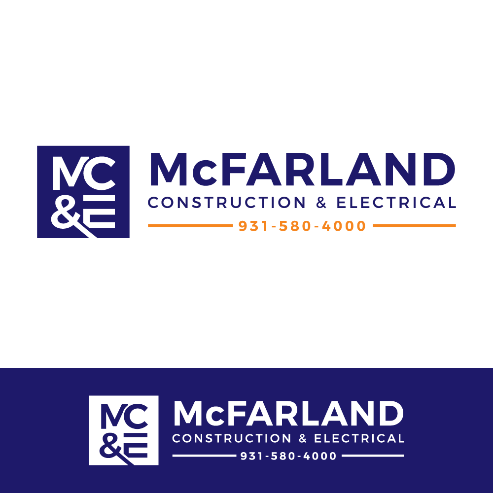 Logo Design by H4R5Z for McFarland Construction & Electrical | Design #35699552