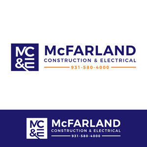 Logo Design by H4R5Z for McFarland Construction & Electrical | Design: #35699552