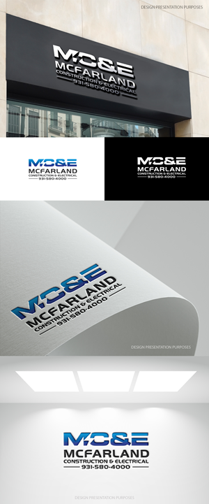 Logo Design by zebronicgraphic for McFarland Construction & Electrical | Design: #35697232