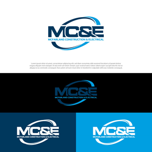 Logo Design by Znuj Esilas for McFarland Construction & Electrical | Design: #35704995