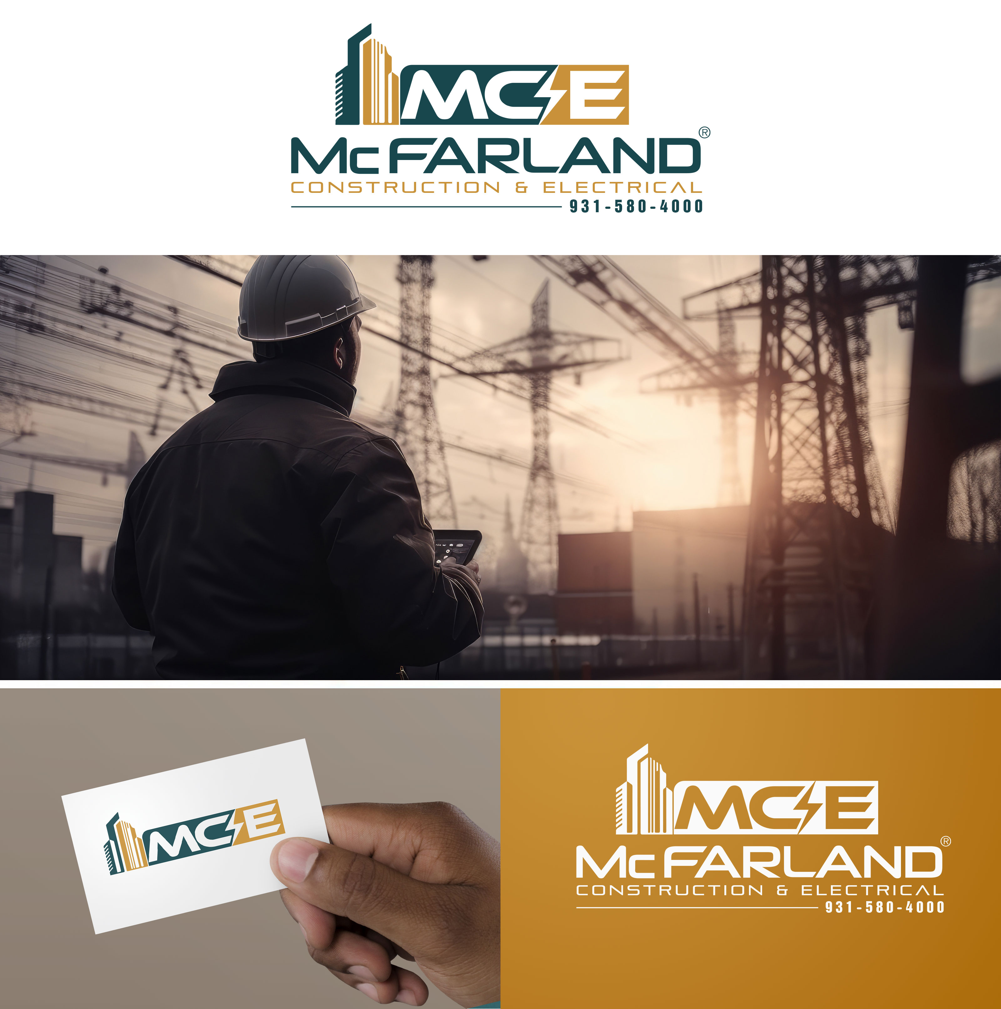 Logo Design by creativerhythm for McFarland Construction & Electrical | Design #35699541
