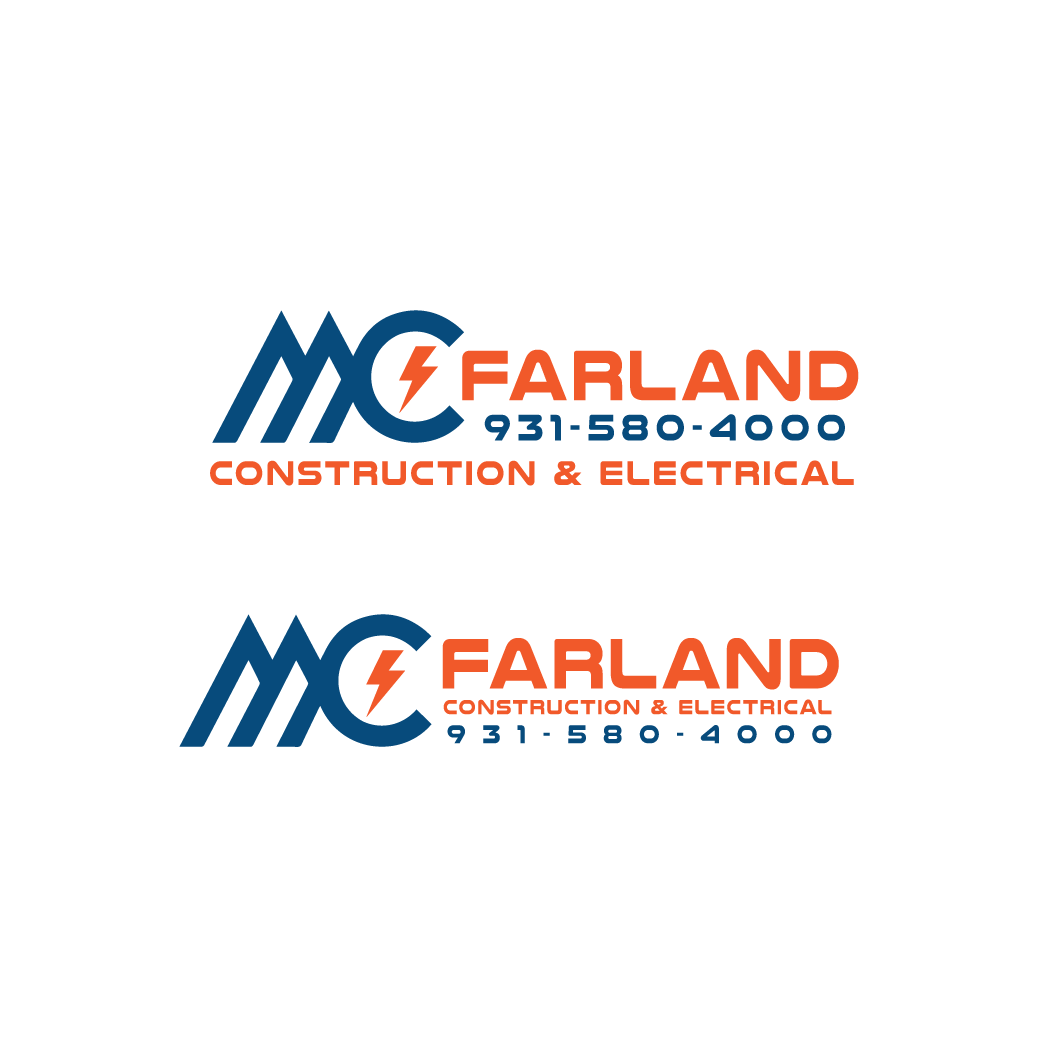 Logo Design by tyaz 2 for McFarland Construction & Electrical | Design #35698722