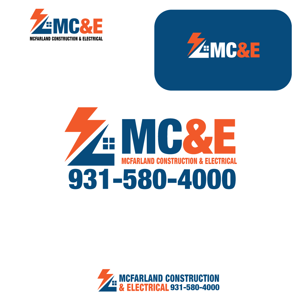 Logo Design by tyaz 2 for McFarland Construction & Electrical | Design #35698724