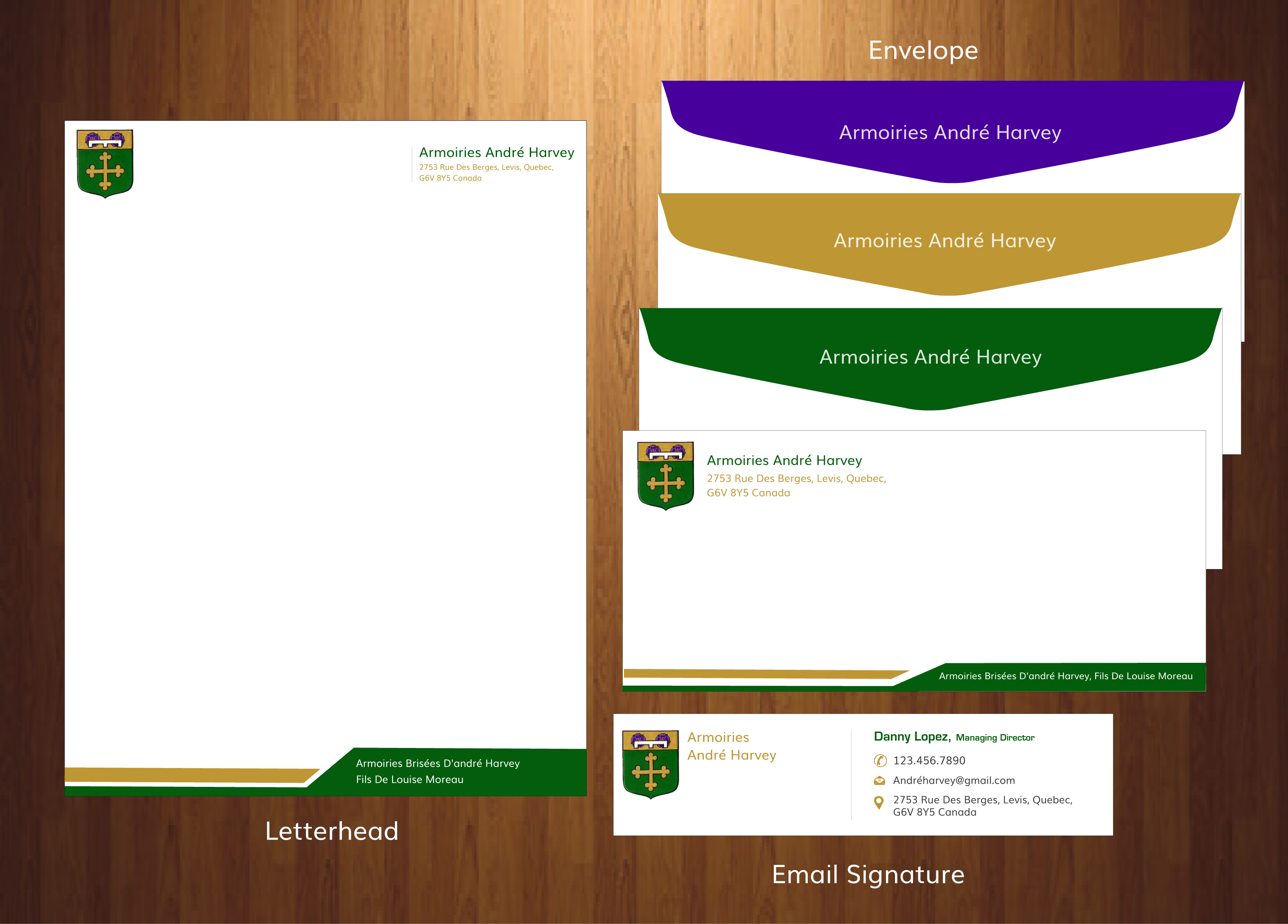 Stationery Design by harmi_199 for AMORC QUEBEC | Design #35736660