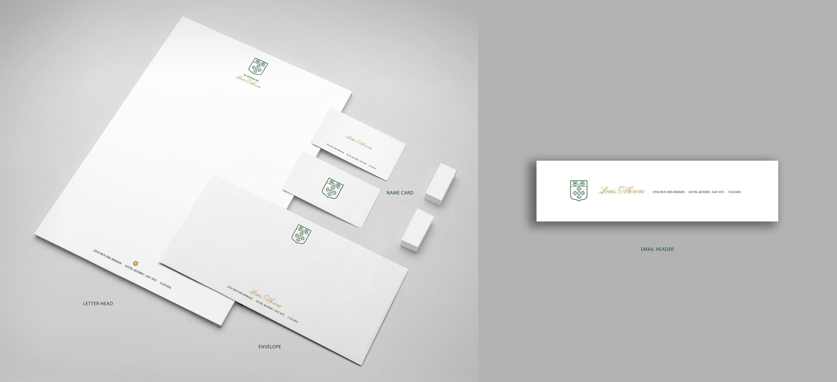 Stationery Design by aputski for AMORC QUEBEC | Design #35709837