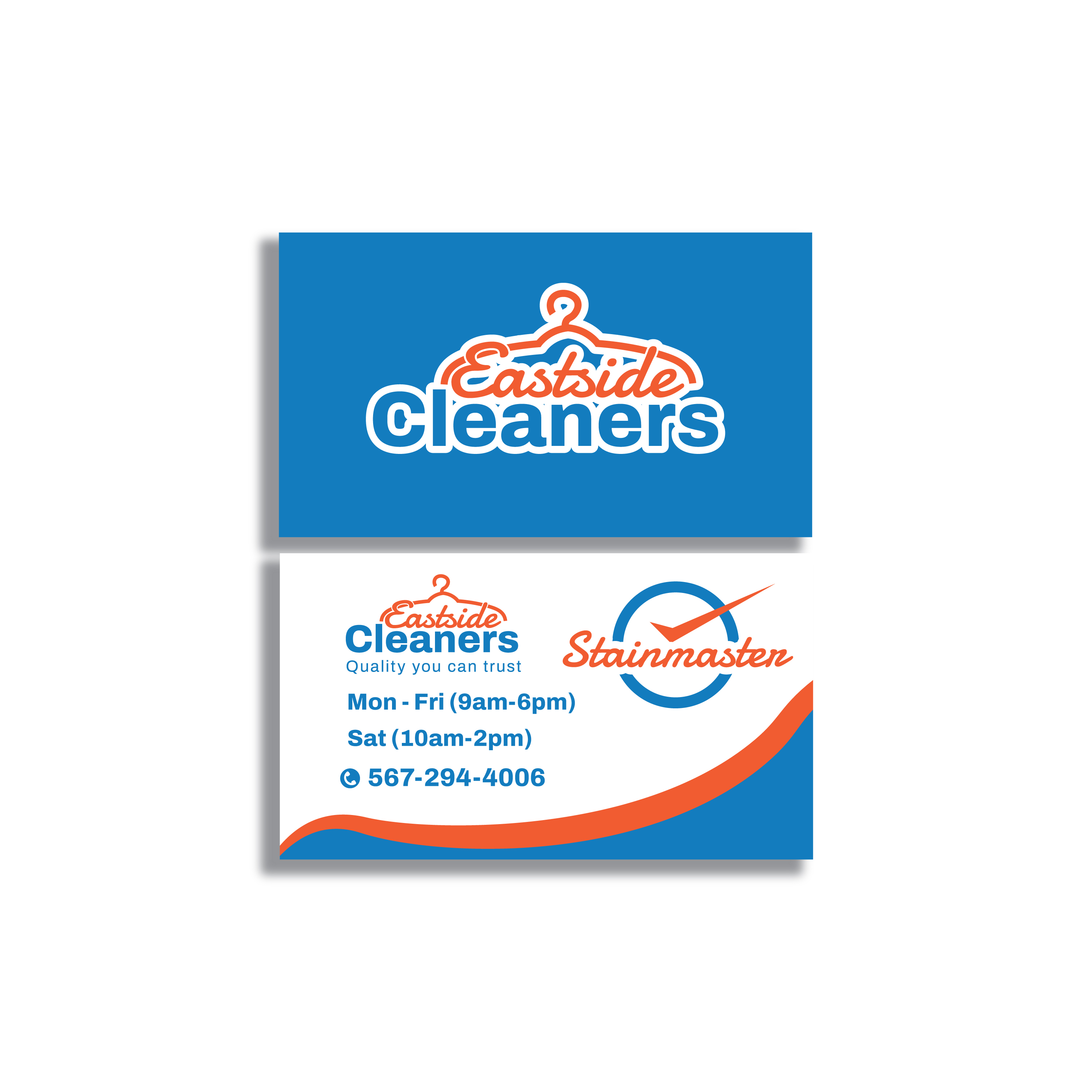 Business Card Design by Jhannel55 for EASTSIDE CLEANERS | Design #35859093