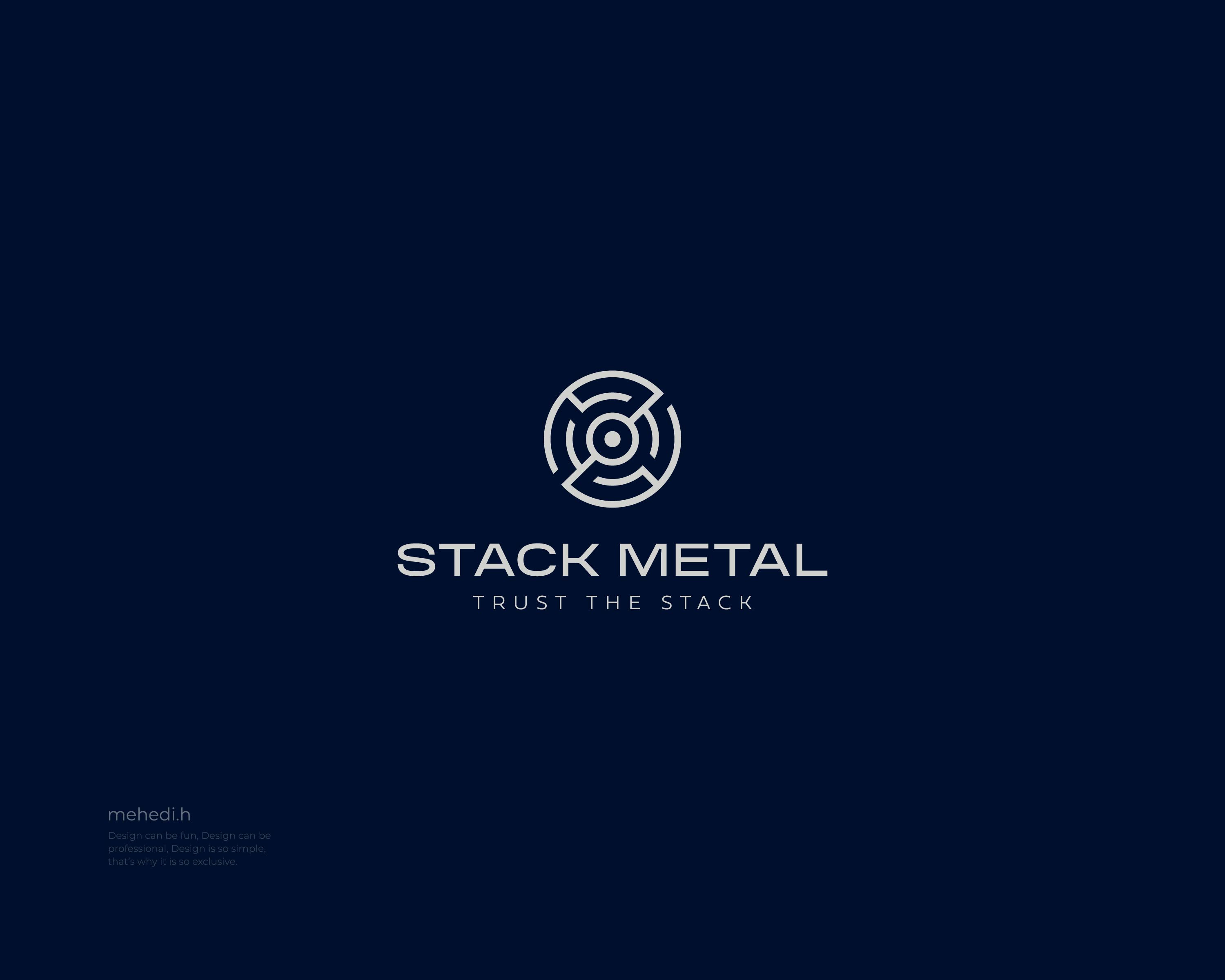 Logo Design by mehedi.h for Stack Metal | Design #35788916
