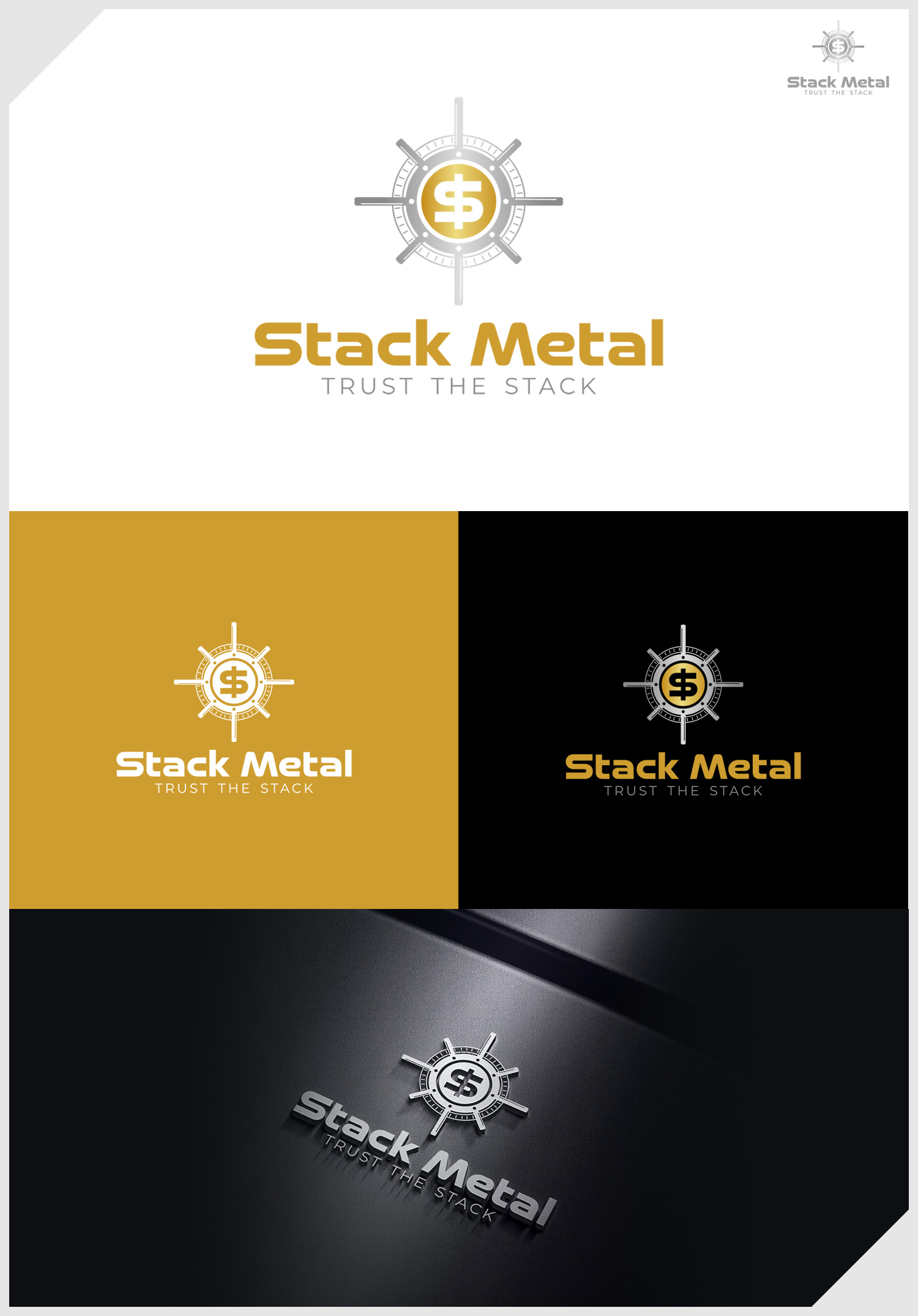 Logo-Design von IDesign1606 für Stack Metal | Design #35718658
