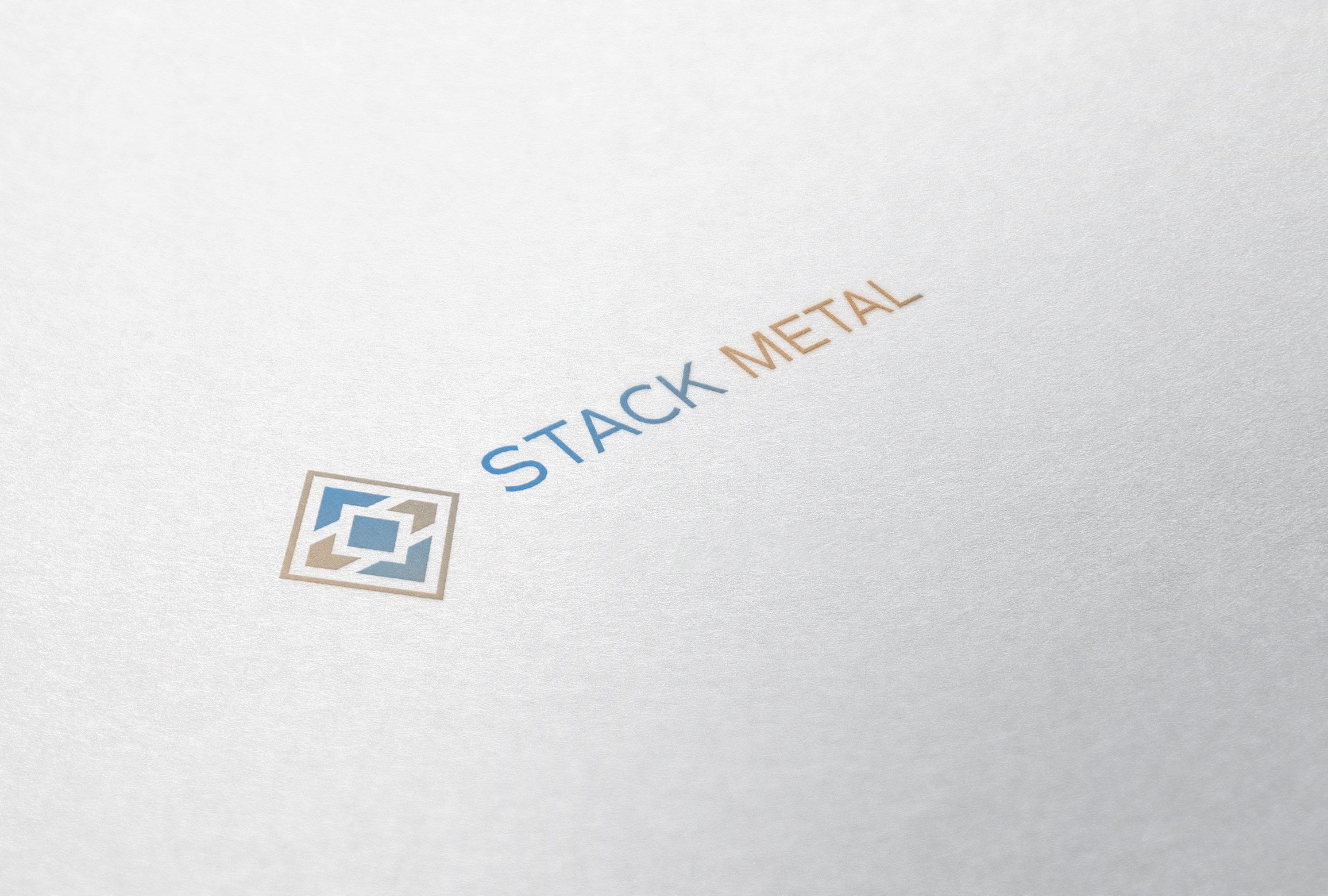 Logo Design by Tube light for Stack Metal | Design #35755453