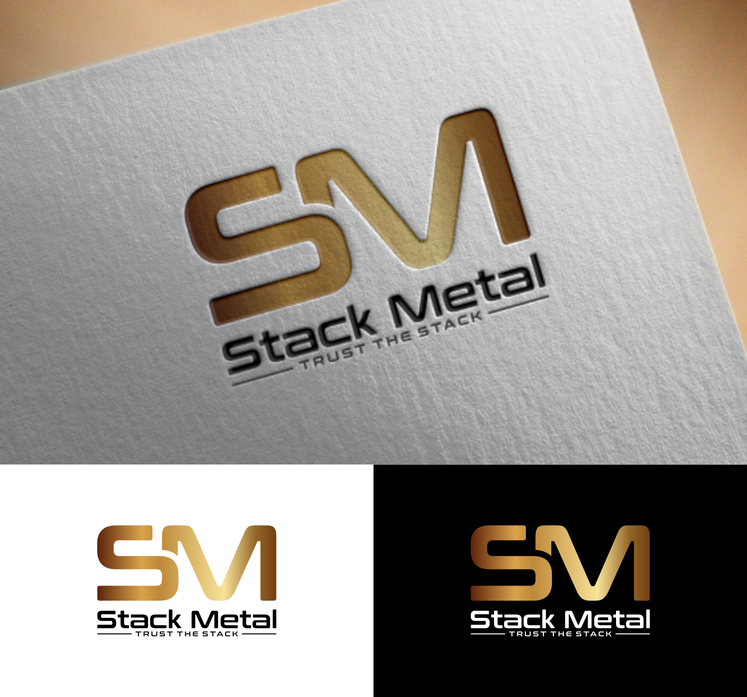 Logo Design by healer1617 for Stack Metal | Design #35710932