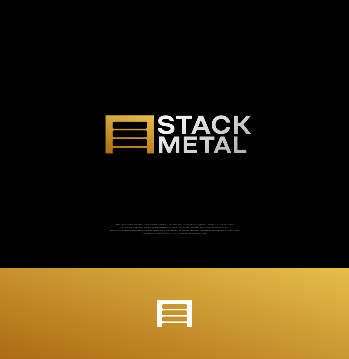 Logo Design by apik. for Stack Metal | Design #35709969