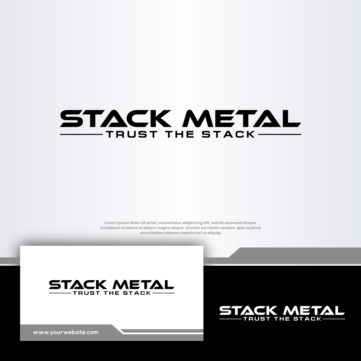 Logo Design by Cah Ganteng for Stack Metal | Design #35752328