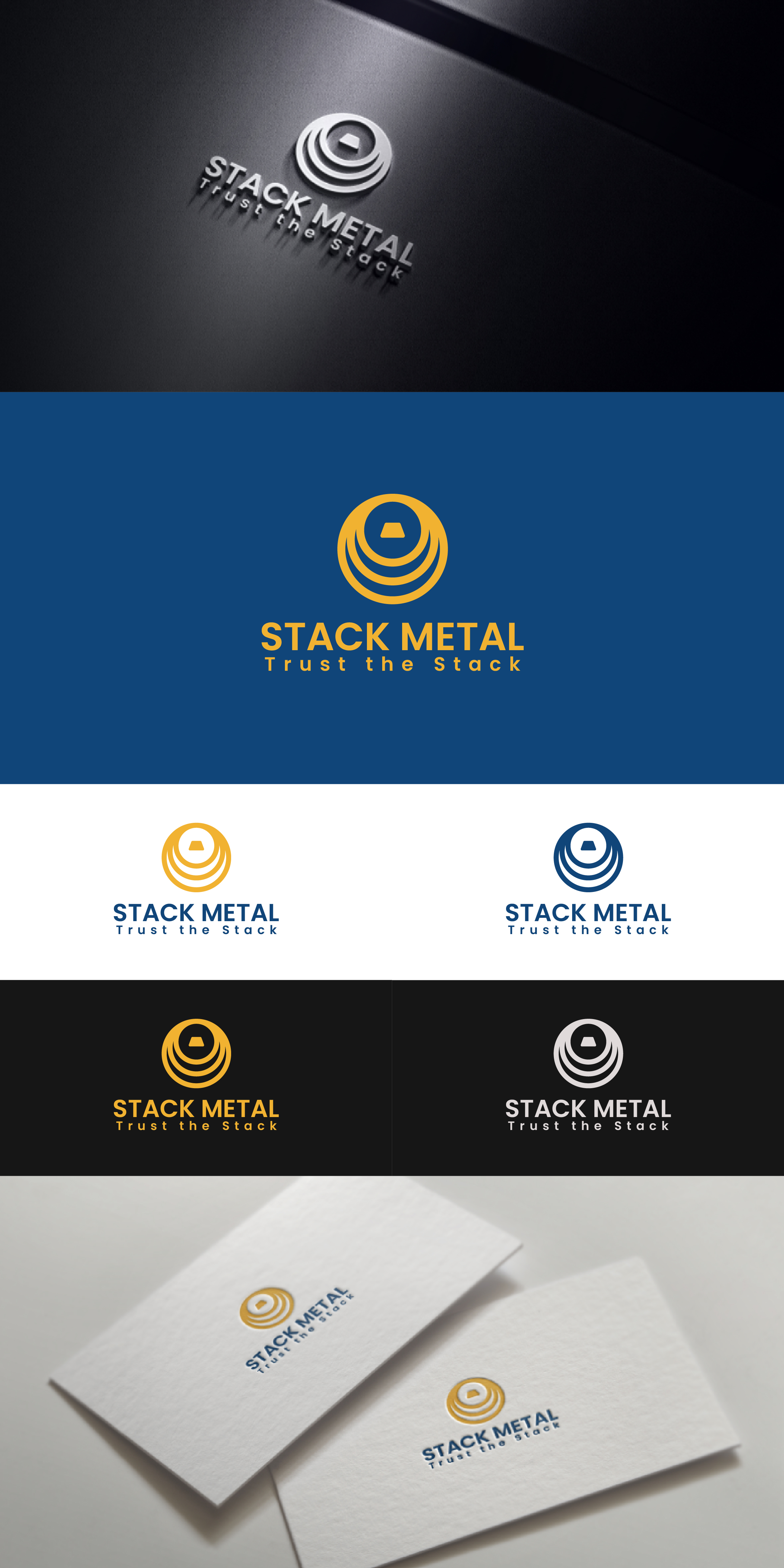 Logo Design by Boril Std for Stack Metal | Design #35711304