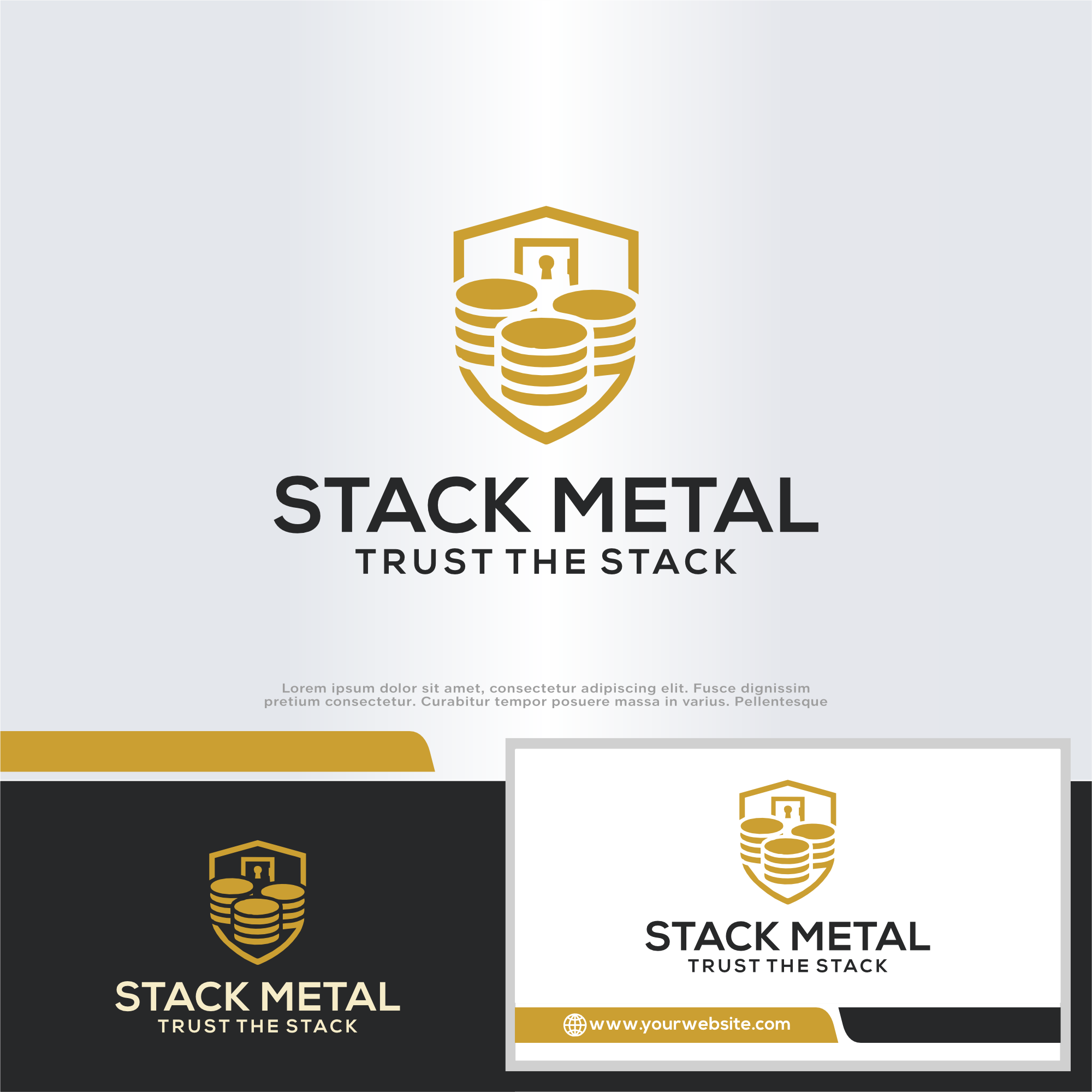 Logo Design by win it for Stack Metal | Design #35743100