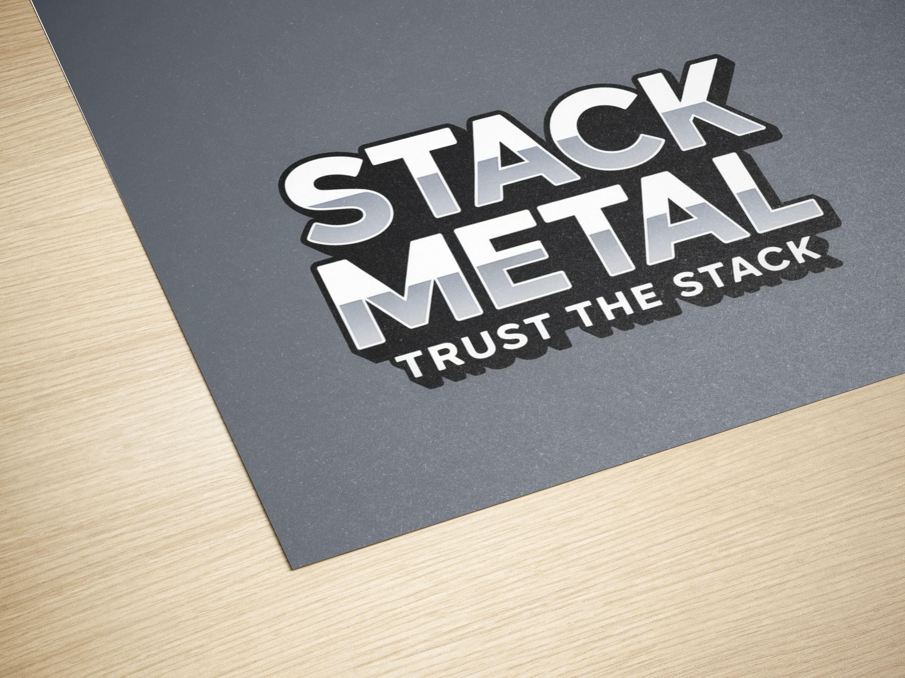 Logo Design by PixelCraft Designs for Stack Metal | Design #35710524