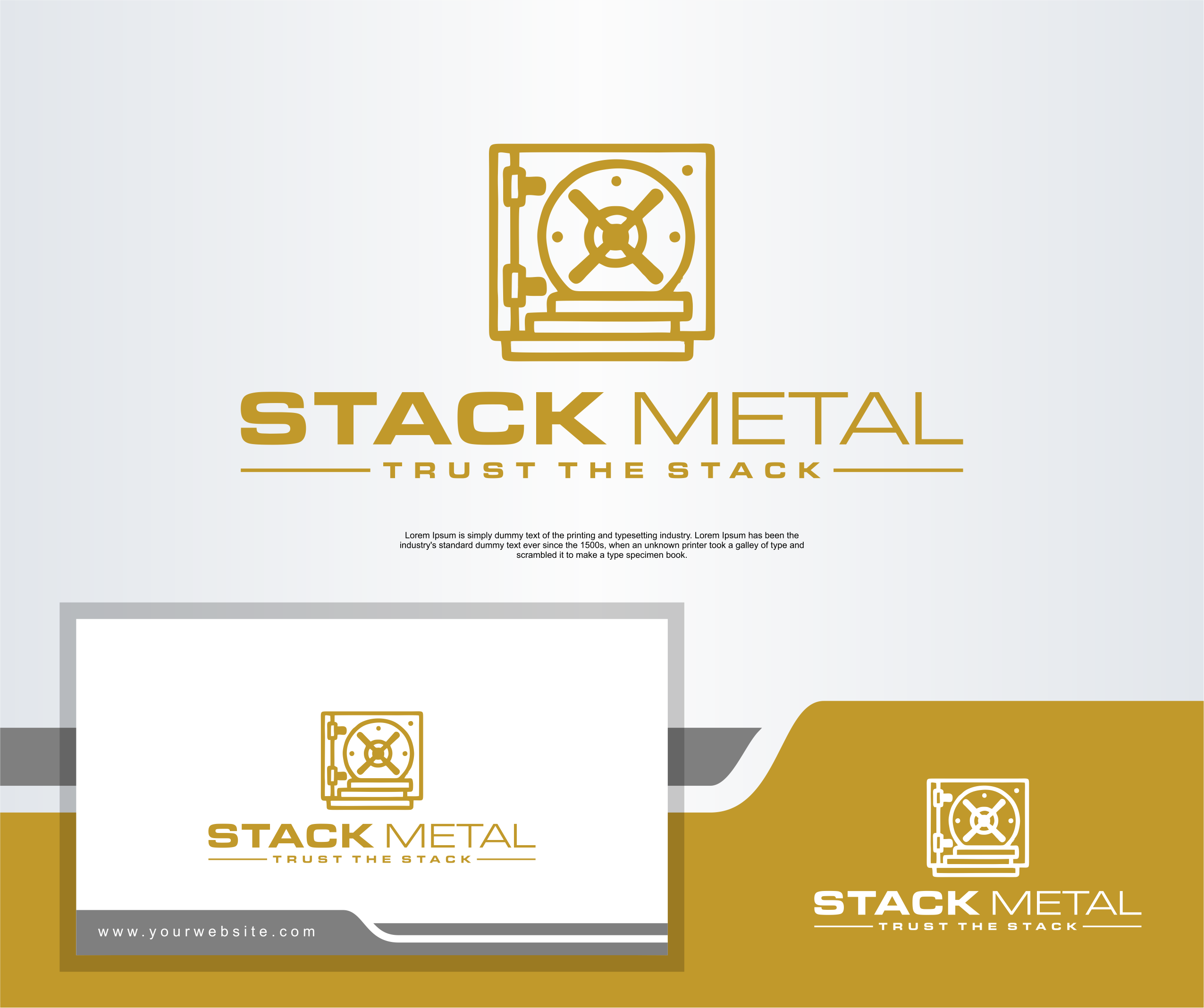 Logo Design by element2 for Stack Metal | Design #35708782