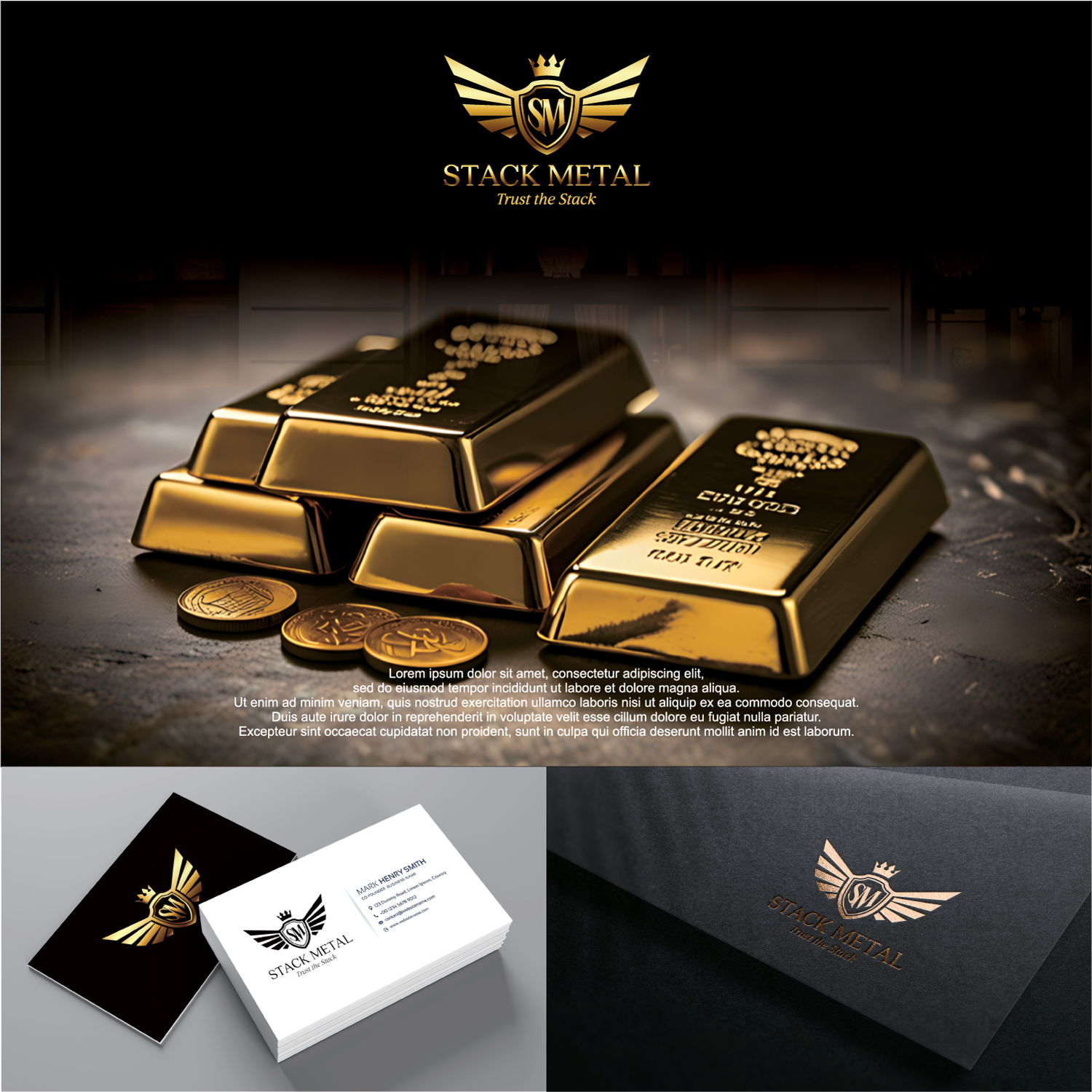 Logo Design by JoiceSinatra for Stack Metal | Design #35767102
