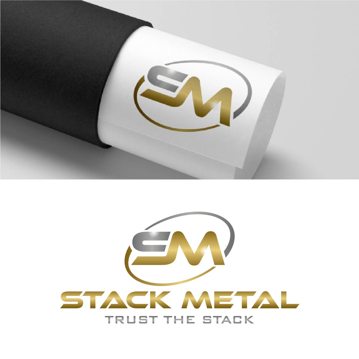 Logo Design by fly  design for Stack Metal | Design #35711540