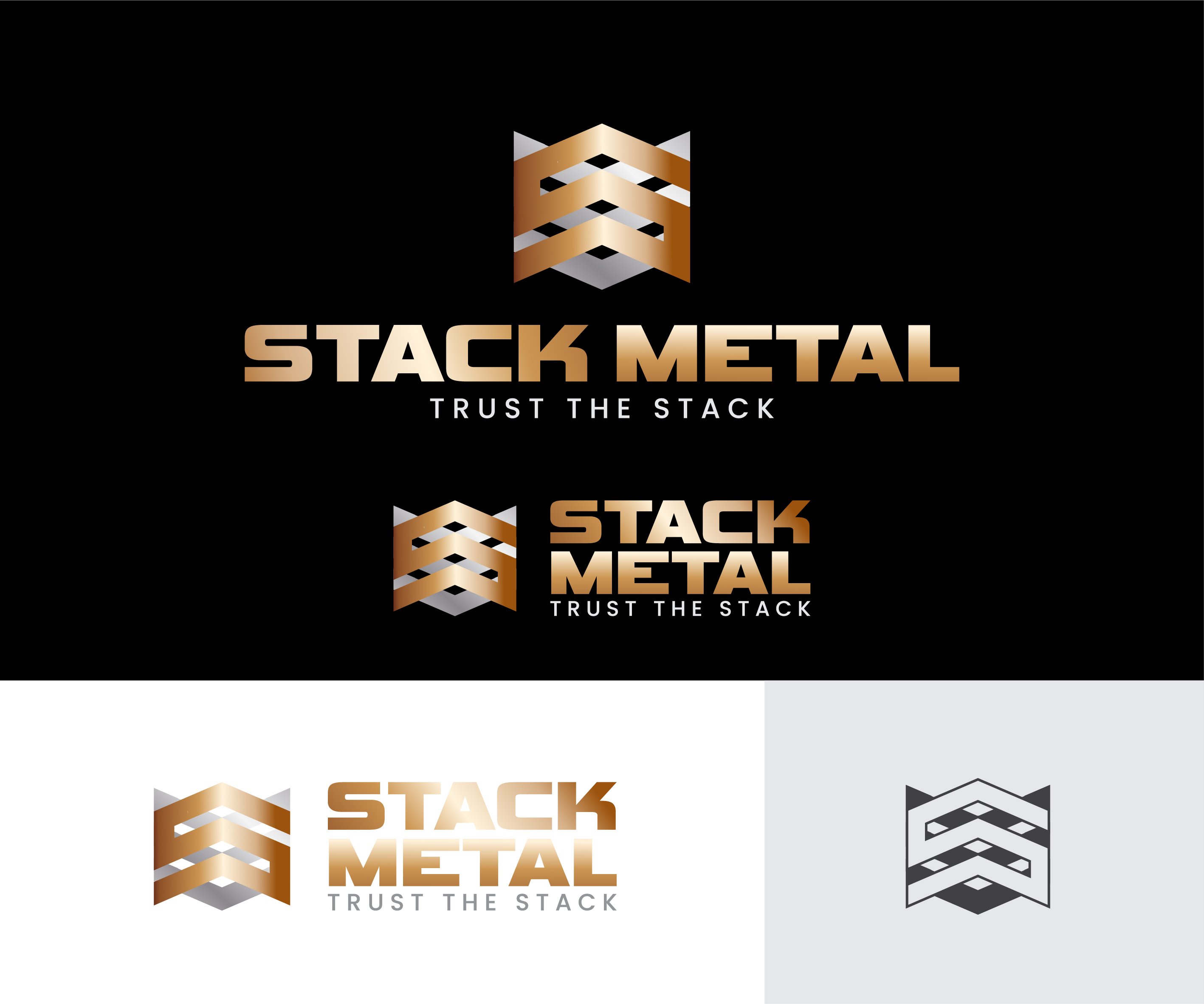 Logo Design by genzo for Stack Metal | Design #35809334