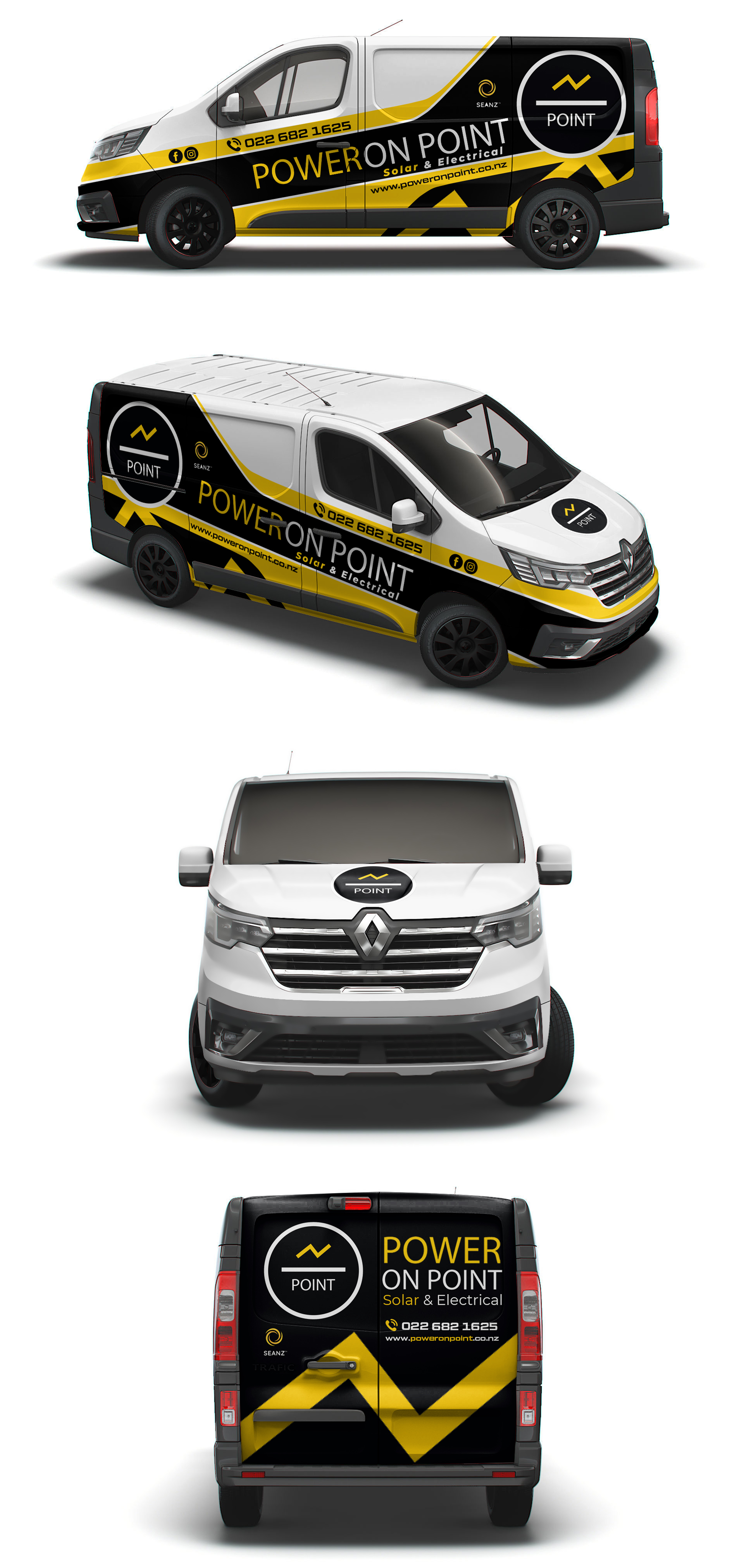 Car Wrap Design by AZ_Studio for Power On Point | Design #35752984