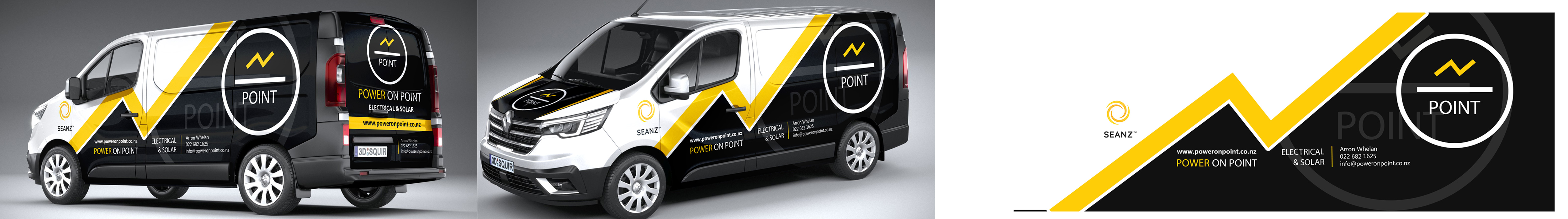 Car Wrap Design by DESIGN SOLUTIONS 007 for Power On Point | Design #35743722