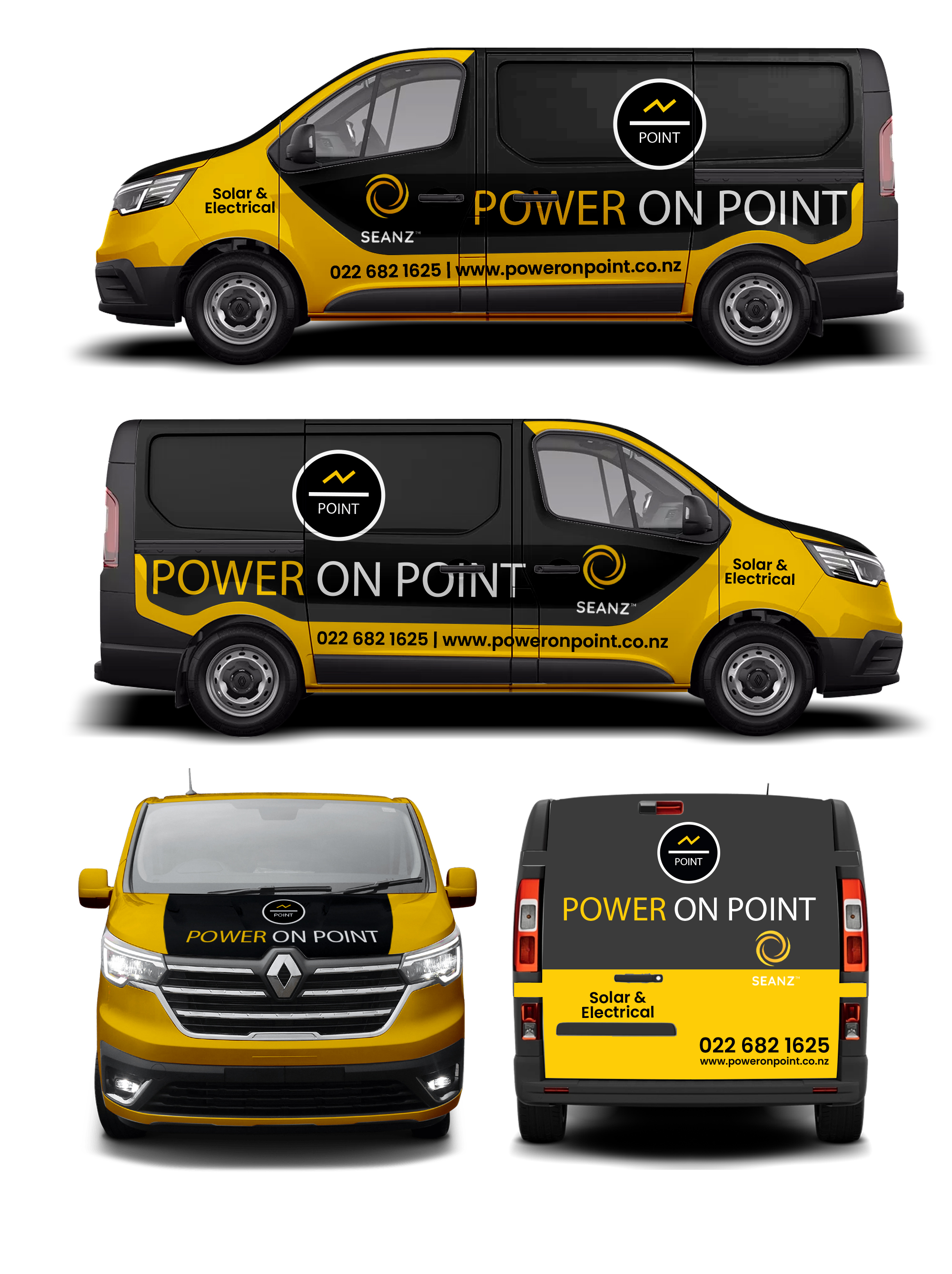 Car Wrap Design by websmartusa for Power On Point | Design #35711804