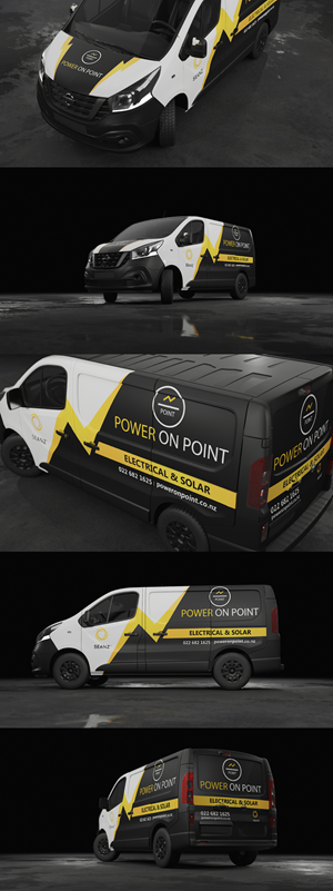 Diseño de Rotulación de Vehículo por Wrapcia para Power On Point | Diseño: #35746077