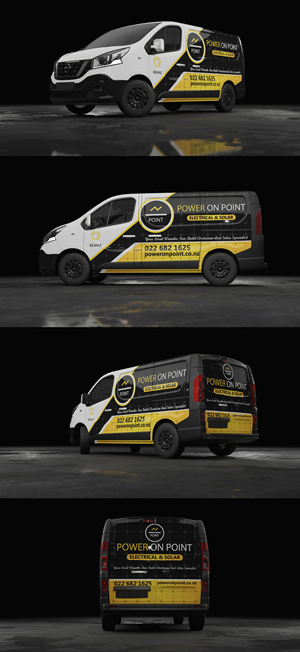 Diseño de Rotulación de Vehículo por Wrapcia para Power On Point | Diseño: #35746886