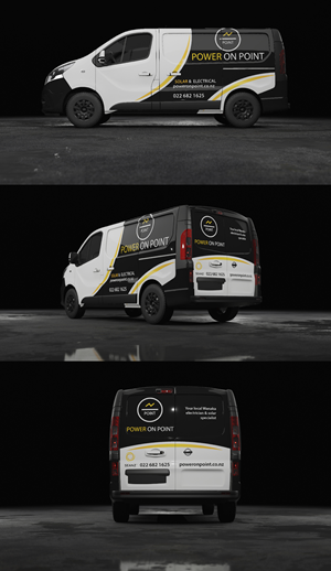 Diseño de Rotulación de Vehículo por Wrapcia para Power On Point | Diseño: #35807609