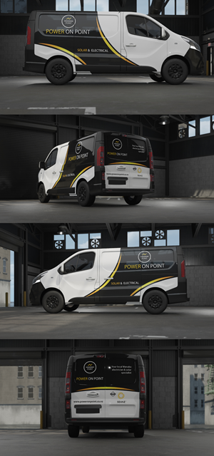 Diseño de Rotulación de Vehículo por Wrapcia para Power On Point | Diseño: #35813544