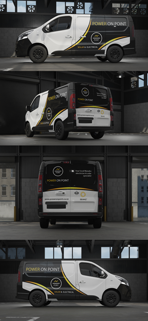 Diseño de Rotulación de Vehículo por Wrapcia para Power On Point | Diseño: #35813924
