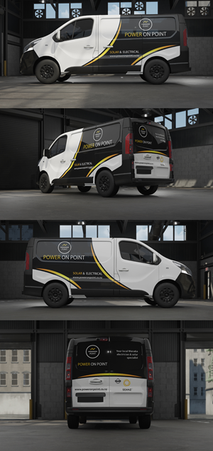 Car Wrap Design by Wrapcia for Power On Point | Design: #35814766