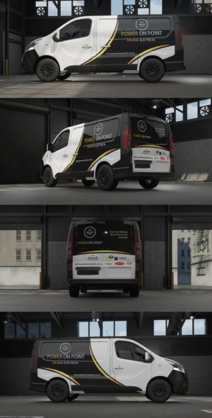 Diseño de Rotulación de Vehículo por Wrapcia para Power On Point | Diseño: #35836191