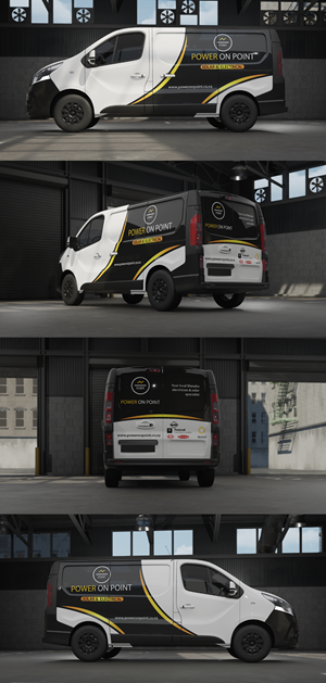 Diseño de Rotulación de Vehículo por Wrapcia para Power On Point | Diseño: #35836199