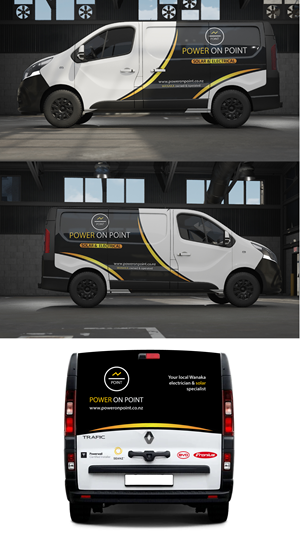 Diseño de Rotulación de Vehículo por Wrapcia para Power On Point | Diseño: #35850663