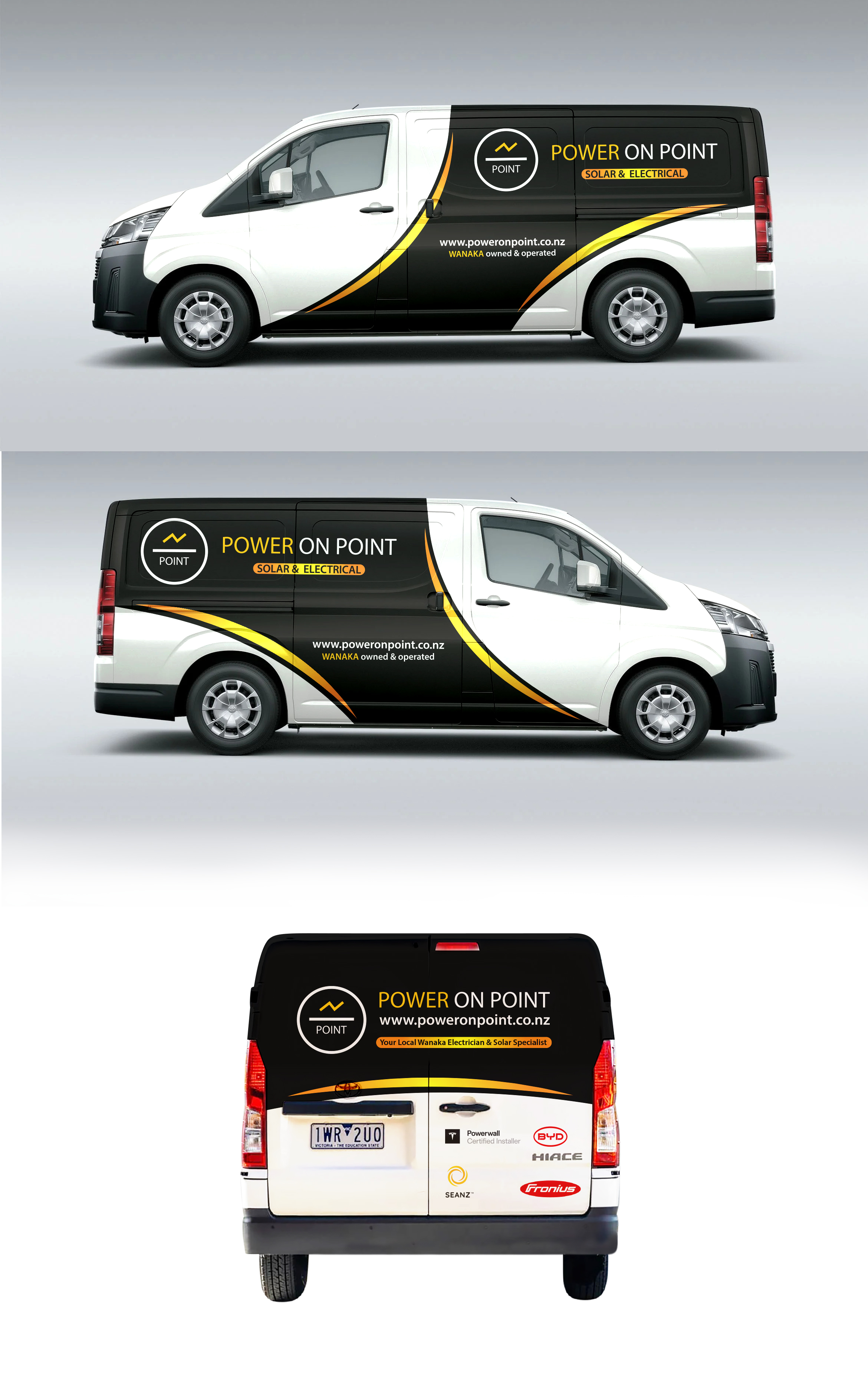 Car Wrap Design by Wrapcia for Power On Point | Design #37058779
