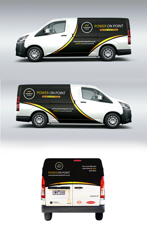 Car Wrap Design by Wrapcia for Power On Point | Design: #37078991