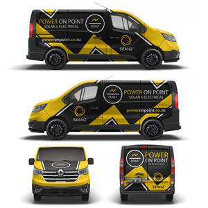 Car Wrap Design by Aricaturrash69 for Power On Point | Design: #35714408