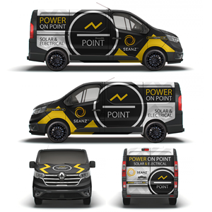 Car Wrap Design by Aricaturrash69 for Power On Point | Design: #35714491