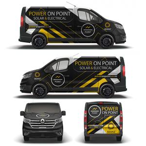Car Wrap Design by Aricaturrash69 for Power On Point | Design: #35714497
