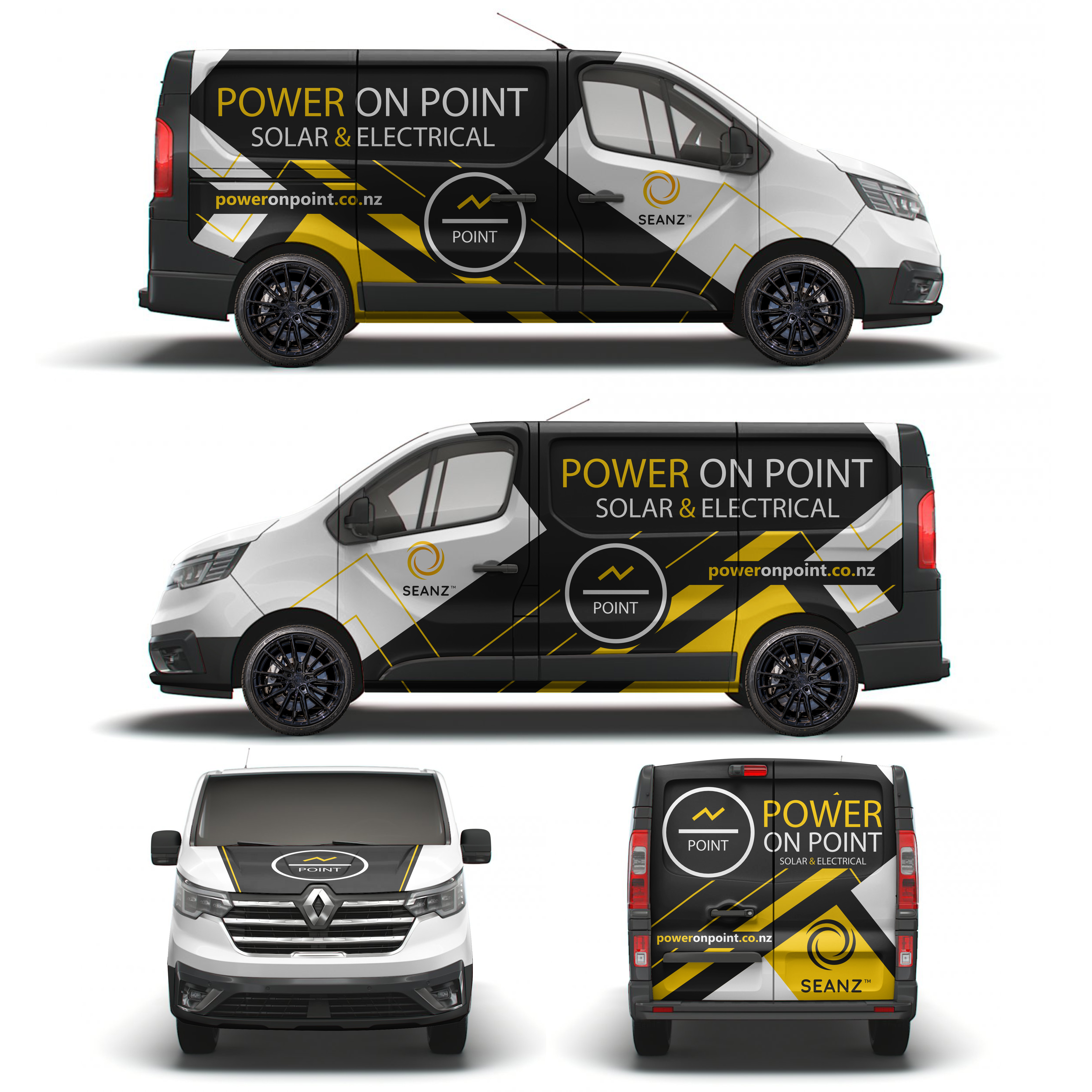 Car Wrap Design by Aricaturrash69 for Power On Point | Design #35720248