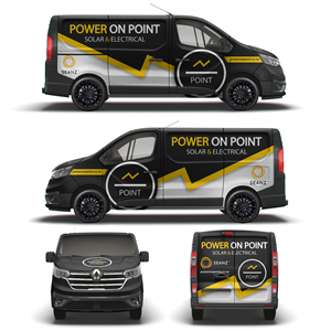 Car Wrap Design by Aricaturrash69 for Power On Point | Design: #35740300