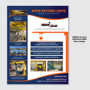 Flyer-Design von LTC design für Uesco Industries, Inc. | Design #35719432