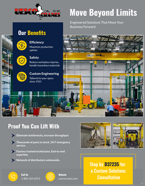Flyer Design by pb for Uesco Industries, Inc. | Design: #35720438