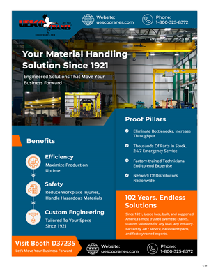 Flyer Design by pb for Uesco Industries, Inc. | Design: #35720448