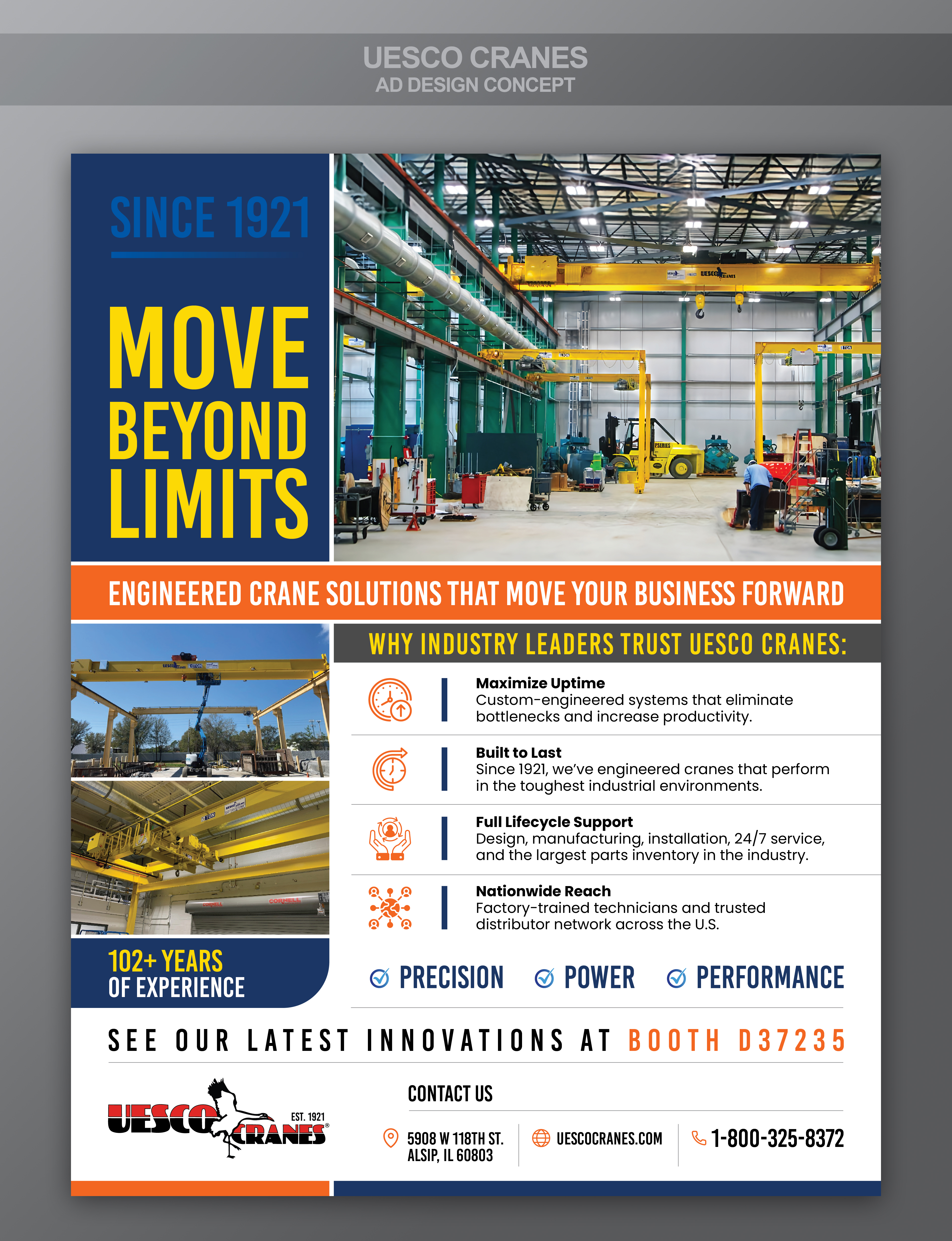 Flyer-Design von Impressive Sol für Uesco Industries, Inc. | Design #35733047