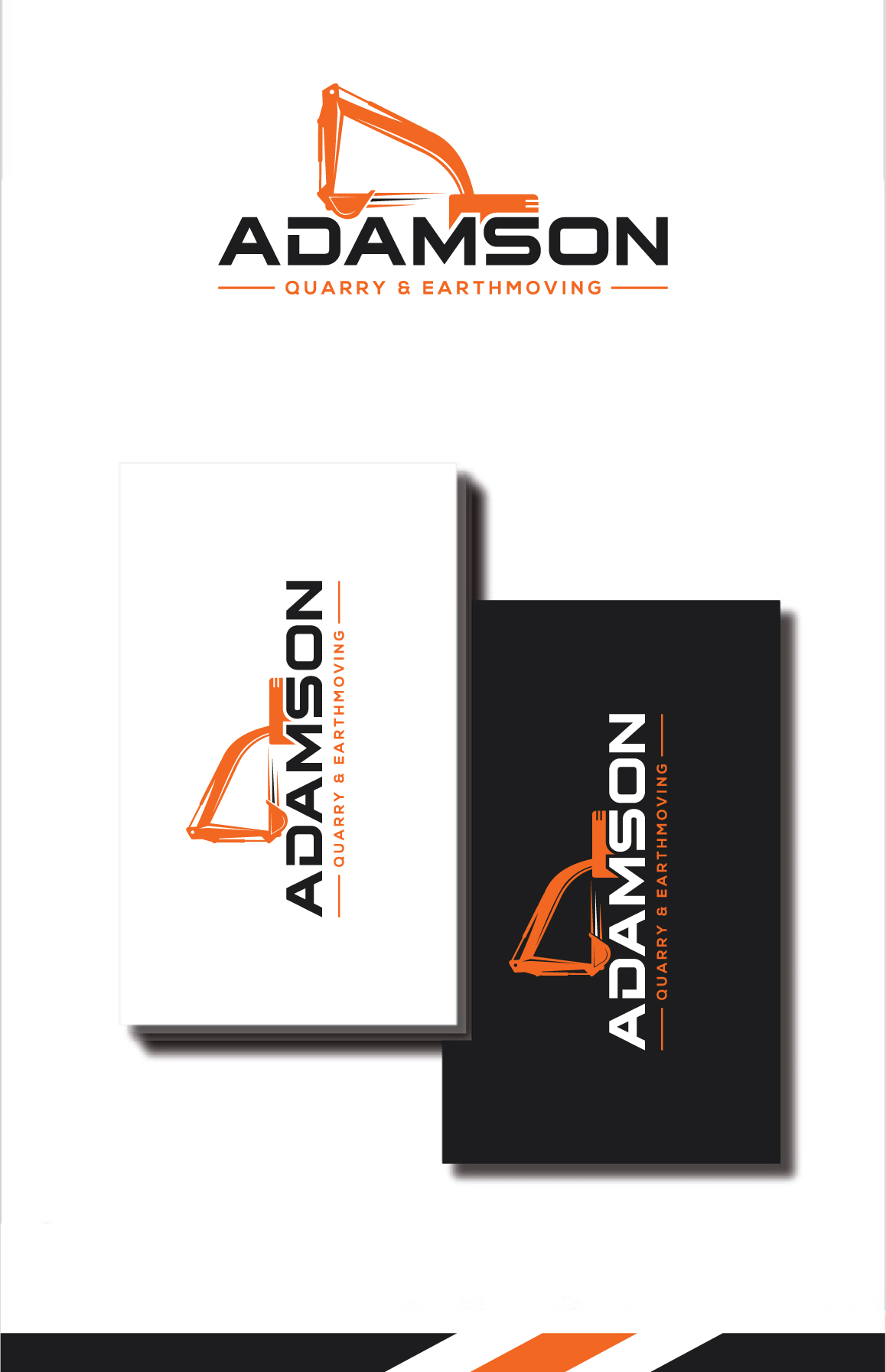 Logo Design by sol design2 for Adamson Quarry & Earthmoving | Design #35716767
