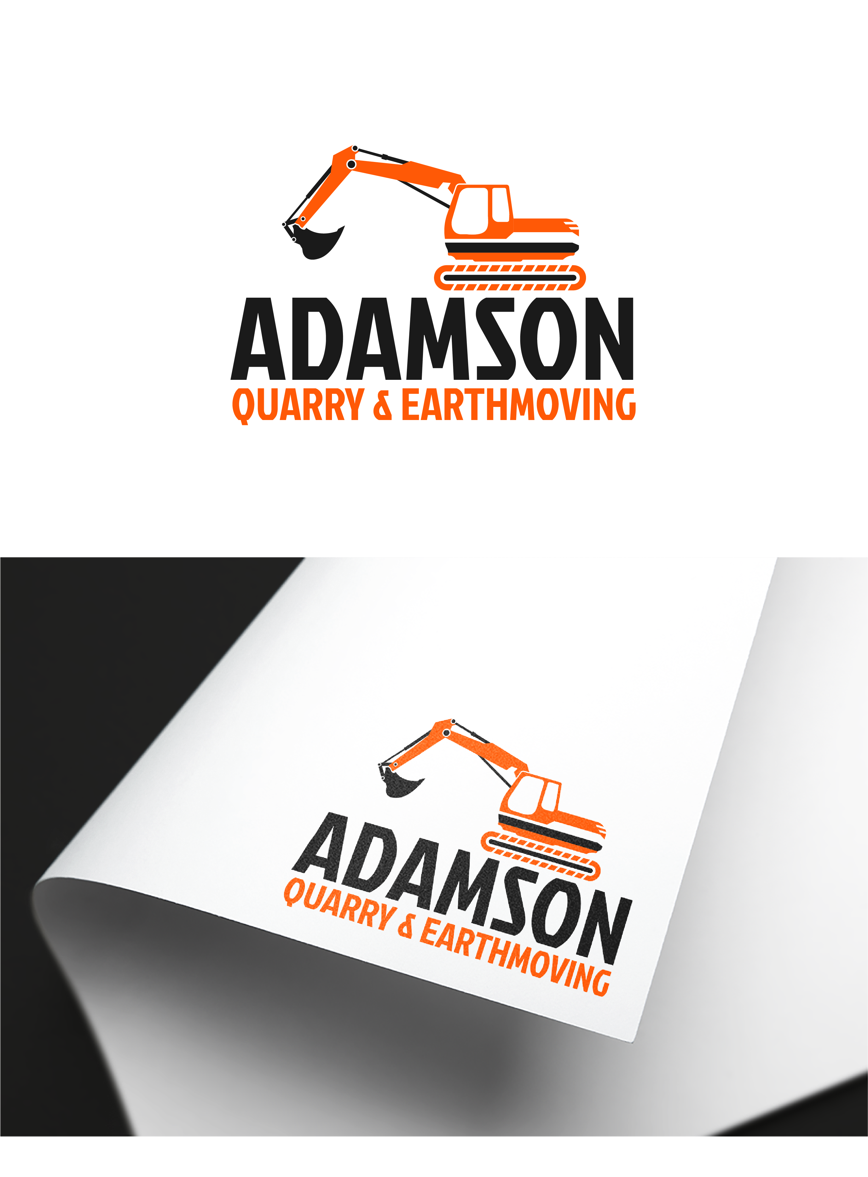 Logo Design by Fezy Design Studio for Adamson Quarry & Earthmoving | Design #35719062