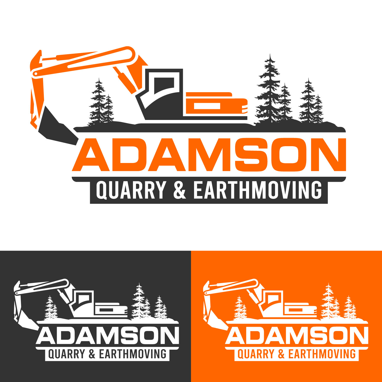 Logo Design by Suvendu.S for Adamson Quarry & Earthmoving | Design #35751853